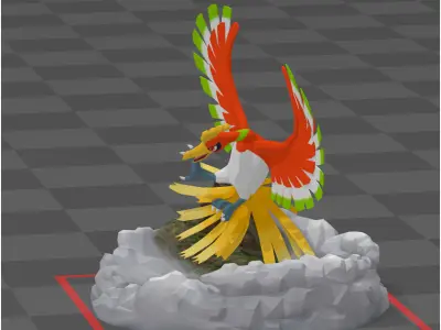 Ho-oh Free 3D model