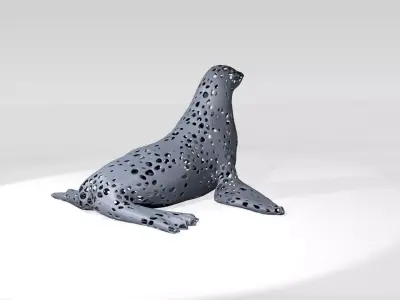 Seal Voronoi 3D model