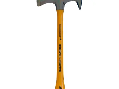 Hammer 02 Low-poly 3D model