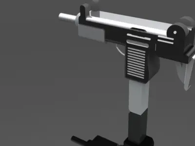 UZI GUN Free 3D model
