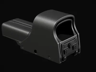 Eotech 512 Scope Low-poly 3D model