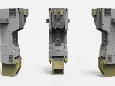 sci-fi Architecture kitbash 48 3D model