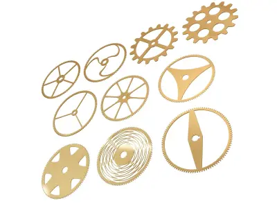 Watch Gears 3D model