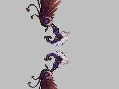 Custom Wing Low-poly 3D model