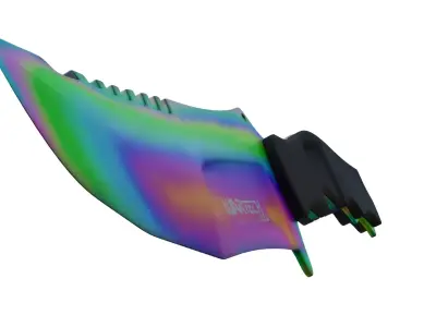 Huntsman Knife - CS GO - Fade Texture Free 3D model