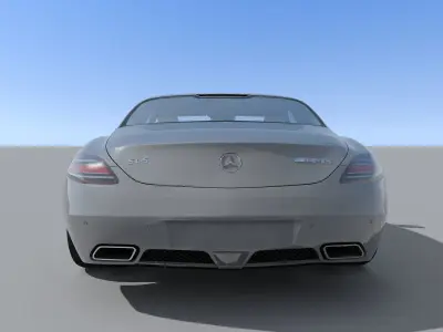 Mercedes SLS AMG Free 3D model