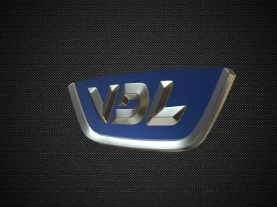 vdl logo 3D model