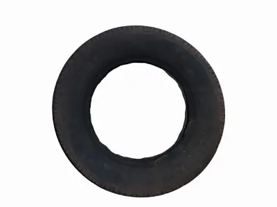 Car Tire Low-poly 3D model