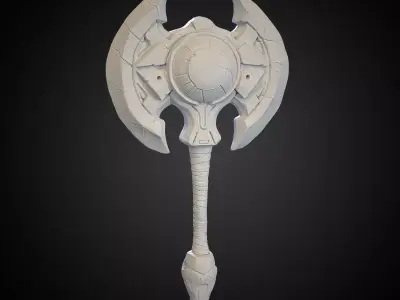 Stylized Axe 29 3D model
