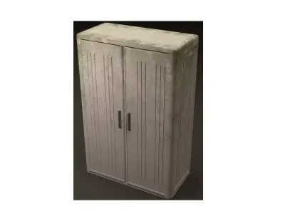 Fiberglass Electric Box Free low-poly 3D model