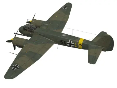 Junkers Ju 88 P-1 3D model