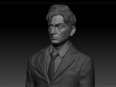 David Tennant - 10th Doctor -  Doctor who 3D print model purchase