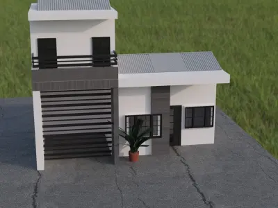 HomeNavoo modern house plans philippines 3D model