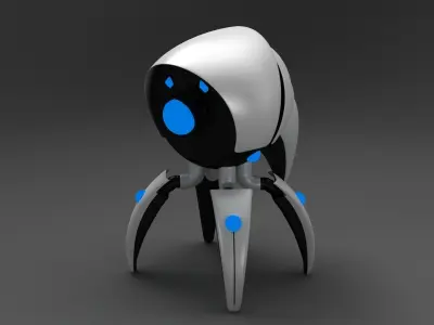 nano robot 3D model