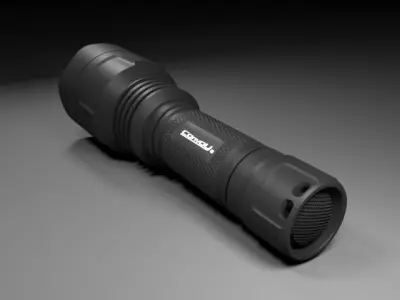 Flashlight Convoy C8 3D model