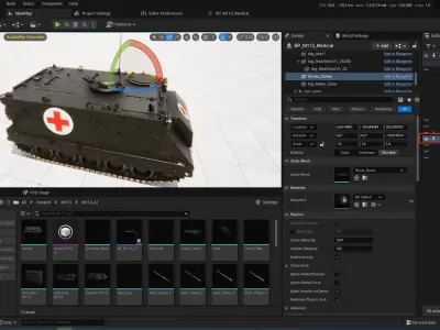 M-113 Medical Carrier 3D model