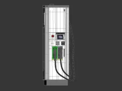 ABB Terra 53 EV Electric car charging station 3D model