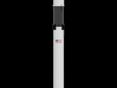 SpaceX Falcon 9 - Block 5 - Rocket Free low-poly 3D model