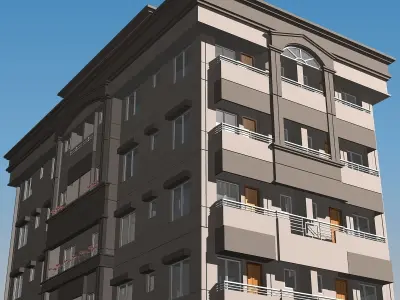 High Definition Building 01 3D model