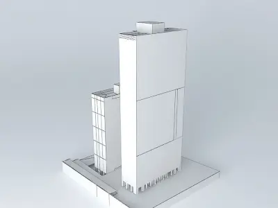 Empire Building Blocks A and B Free 3D model