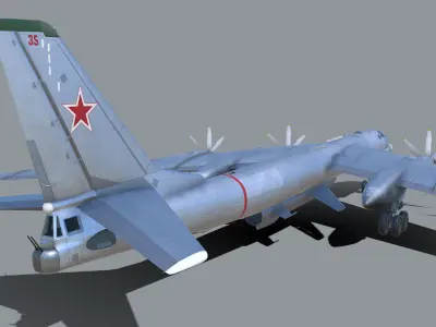 Tupolev Tu-95K Bear-B 3D model