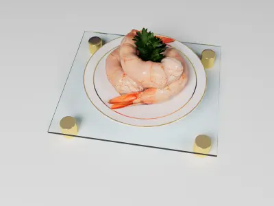 King Prawn 3D model