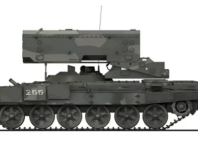 TOS-1A Solntsepek 2020 3D model