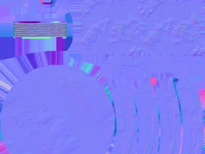 Pipeline pipe with rust Free low-poly 3D model