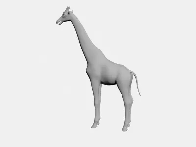 Giraffe-wild animals 3D model