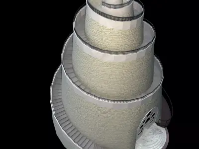  Notre-Dame du Liban 3D model