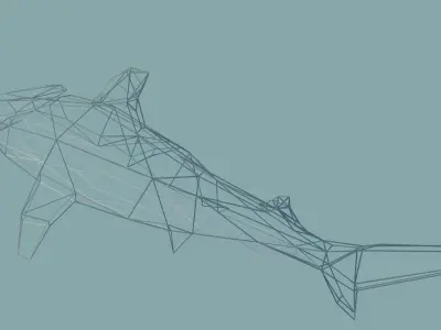 Hammerhead Shark Free low-poly 3D model