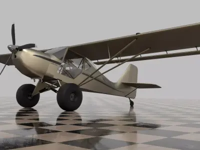 Kitfox - The Golden Fox 3D model