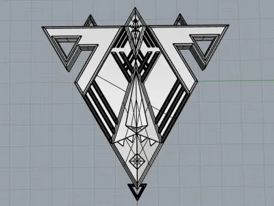 Fish pendant 3D model