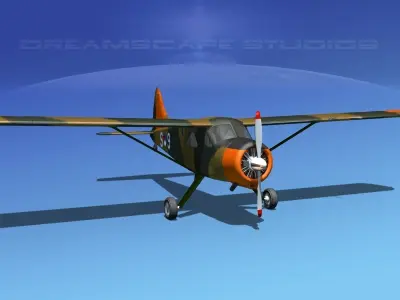 Dehaviland DH-2 Beaver RDAF 3D model