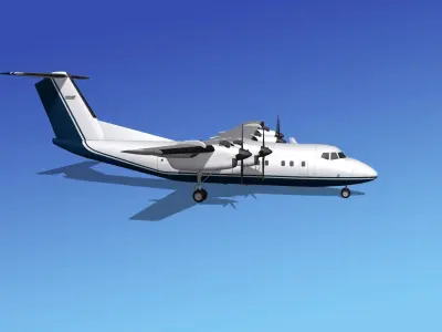 Dehavilland DHC-7 Island Tours 3D model