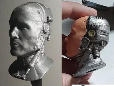 ROBOCOP HELMETLESS INSPIRITED BUST 3D print model
