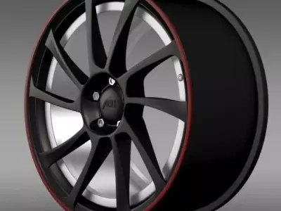 VW Beetle ABT 2012 rim 3D model