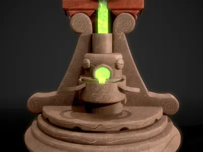 Fish Cutting Board PBR Texturing Low-poly 3D model