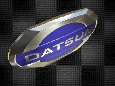 datsun logo 3D model