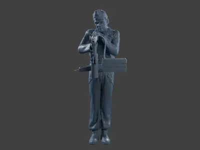 German Tank Crew unit ww2 GTC2 001 3D print model