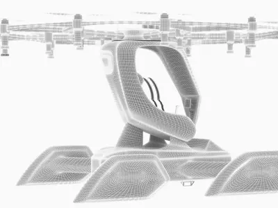 Airlift Hexa 3D model