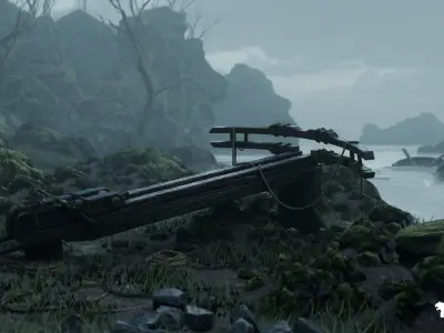 The Aftermath Medieval Environment Low-poly 3D model