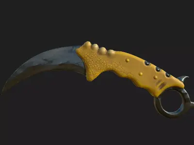 Karambit Eagle Claw Low-poly 3D model