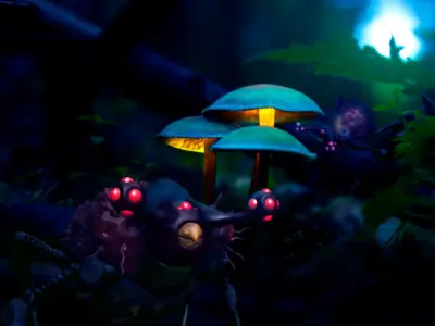 Biolumiscens Pedrorium - A creature created by Jonas Pedroza  Low-poly 3D model