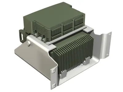 VHF Military radio station 3D model