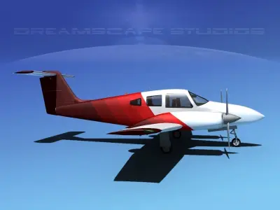 Piper PA-44-180 Seminole V13 3D model