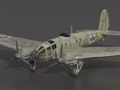 Heinkel He 111 3D model