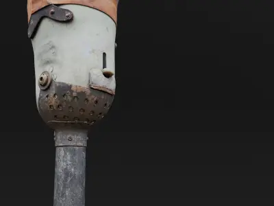 Prosthesis Prototype Old Low-poly 3D model