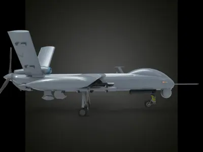 TAI anka UAV 3D model