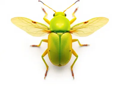 Green Beetle Model Pack with Detailed Textures Low-poly 3D model